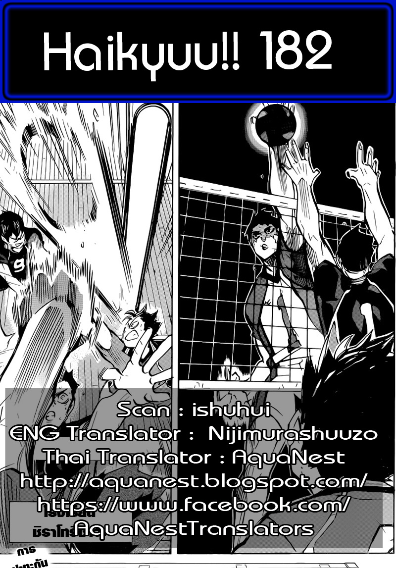 Haikyuu!! 182-สิ่งที่พูดออกมา