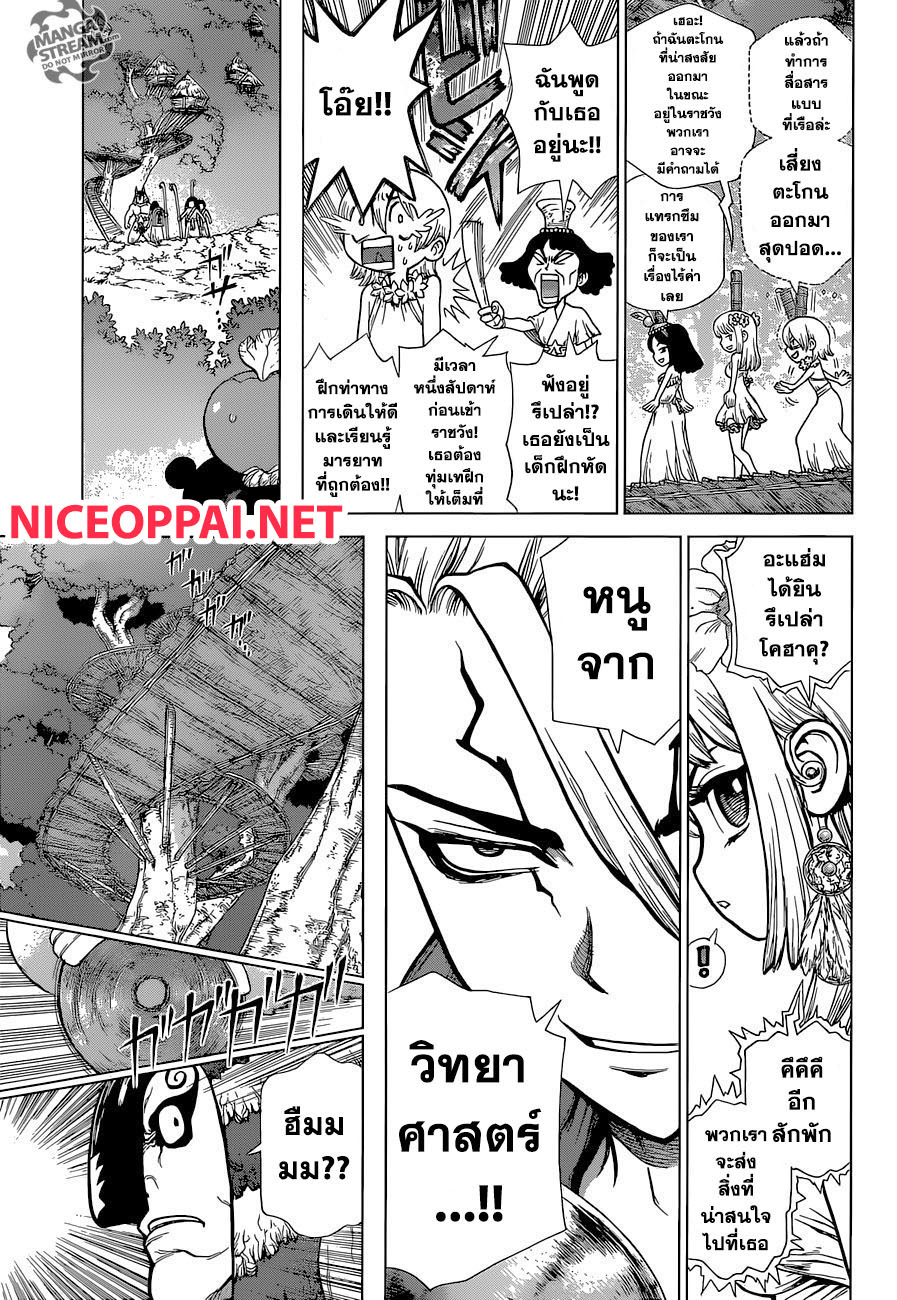Dr.Stone 113-วิทยาศาสตร์การถอดรหัส