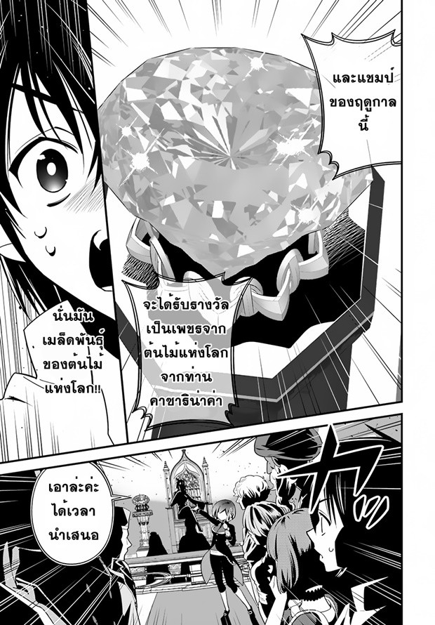 Isekai desu ga Mamono Saibai shiteimasu. 9-เริ่มการแข่งขันทำอาหาร