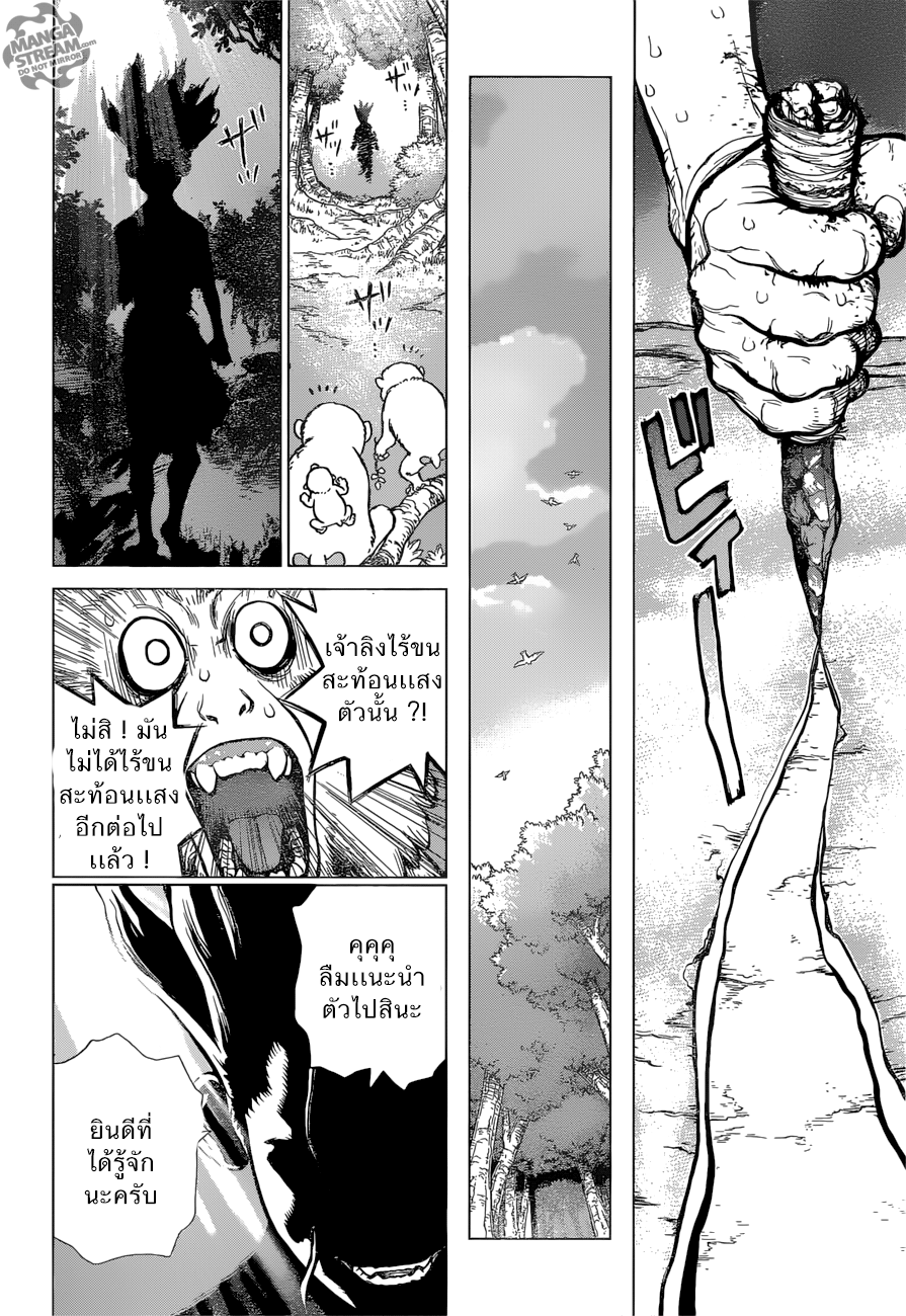 Dr.Stone 13-จุดเริ่มต้นเเห่งยุคหิน
