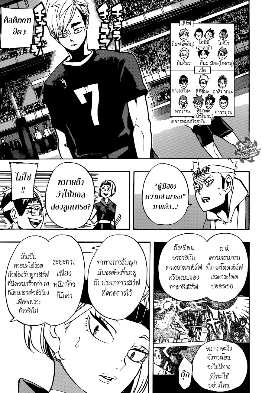 Haikyuu!! 253-การโจมตีที่หนักหน่วง