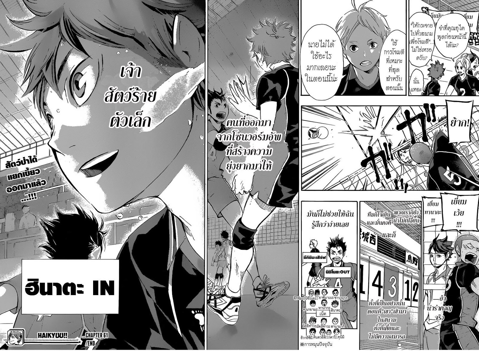 Haikyuu!! 61-ทีมแข็งแกร่งที่แท้จริงและสัตว์ร้ายตัวเล็ก