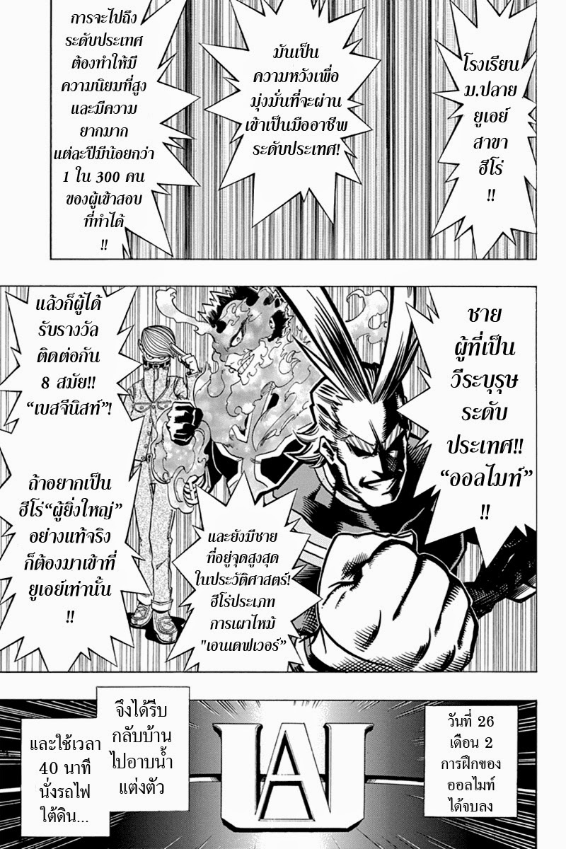 Boku no Hero Academia 3-TH-การสอบเข้า