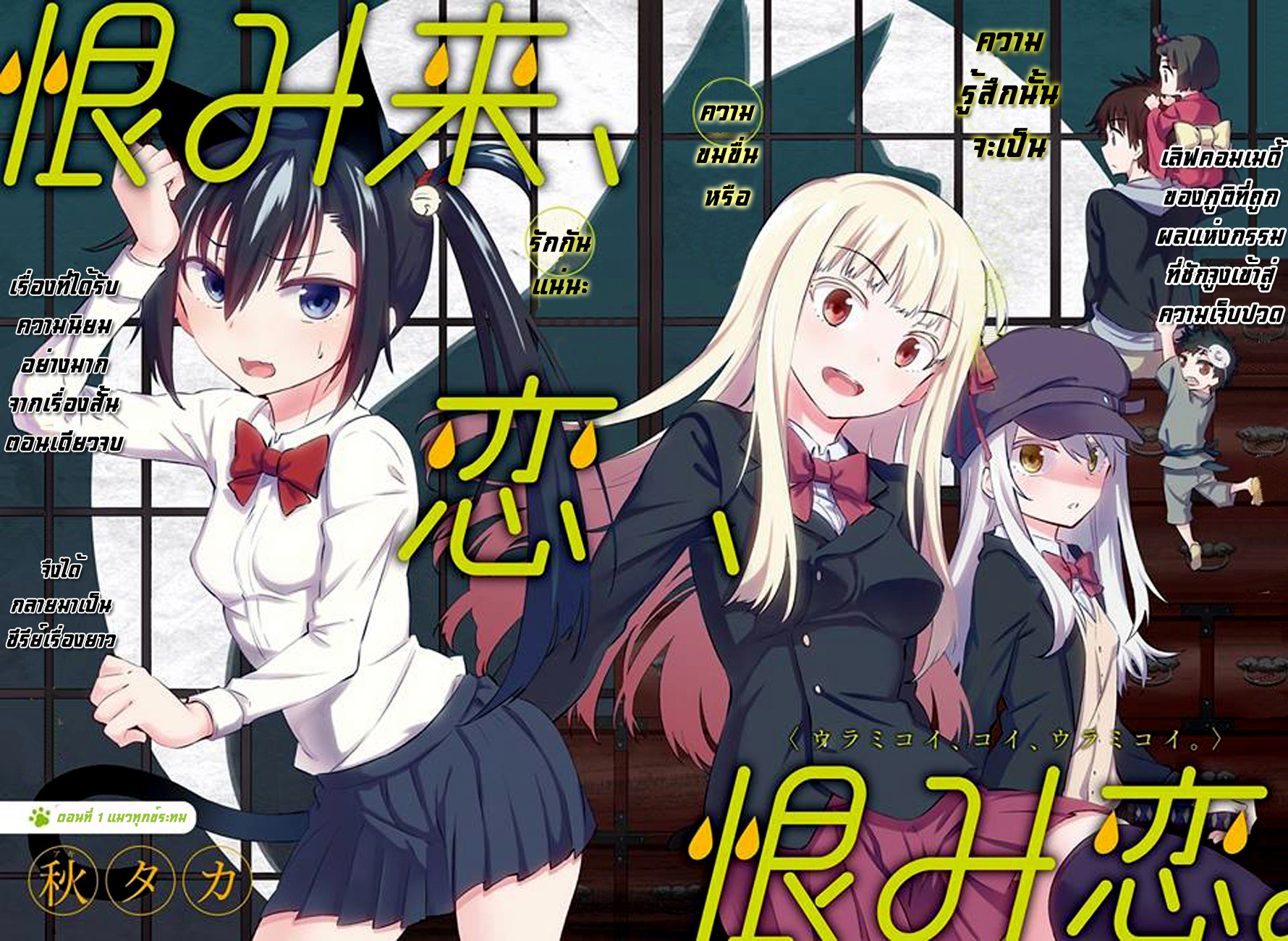 Urami Koi, Koi, Urami Koi 1-แมวทุกข์ระทม