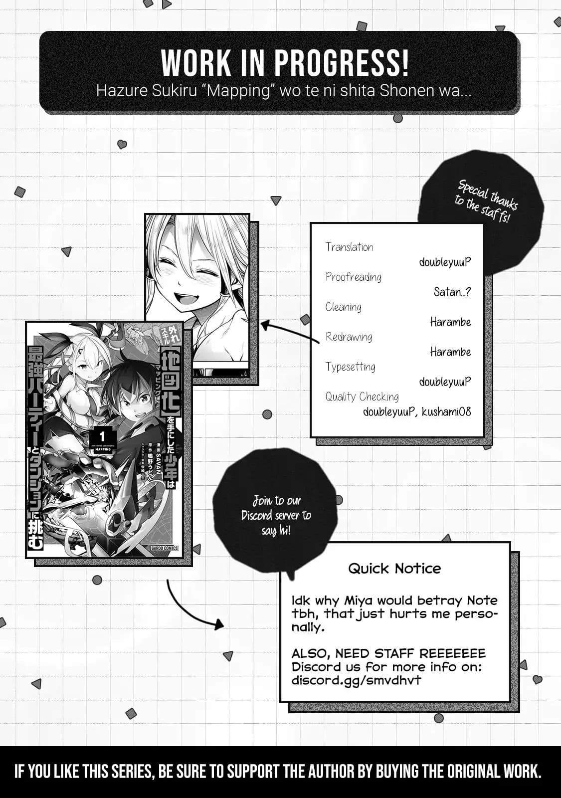 Hazure Skill [Mapping] wo Te ni Shita Shonen ha Saikyou Party to Dungeon ni Idomu 1-1