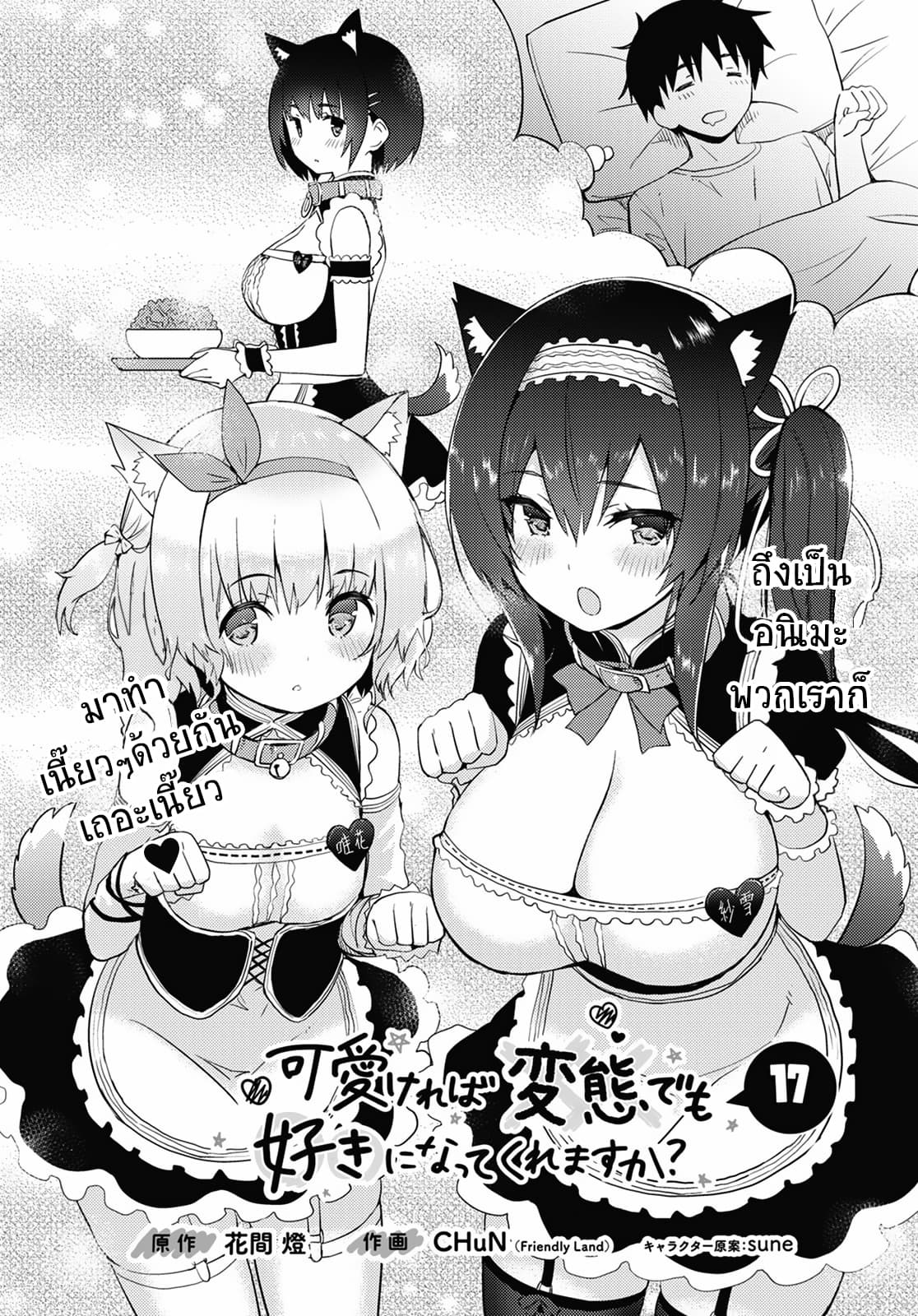 Kawaiikereba Hentai demo Suki ni Natte Kuremasu ka? 17-17