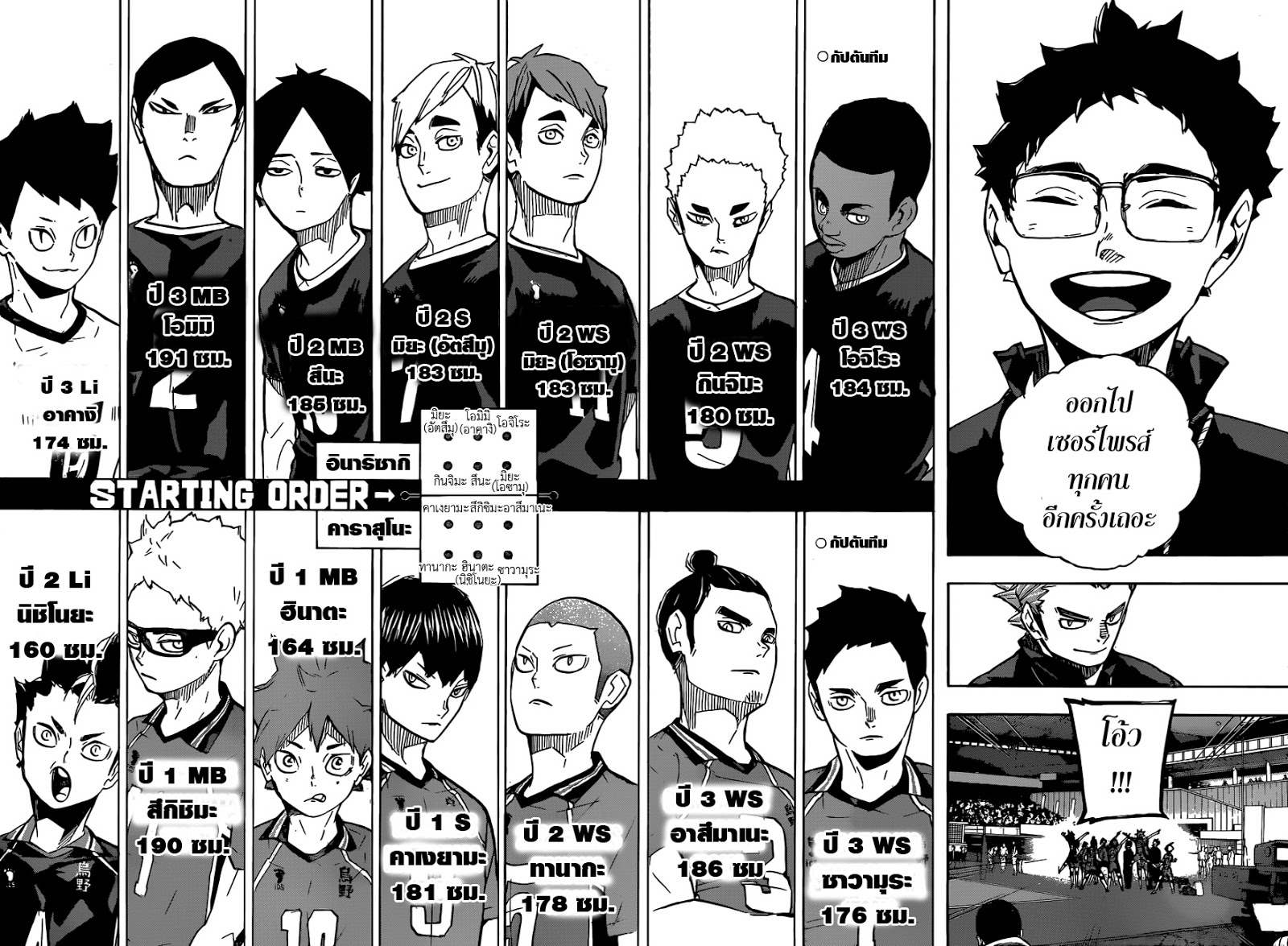 Haikyuu!! 249-เสียงกึกก้องและความเงียบ
