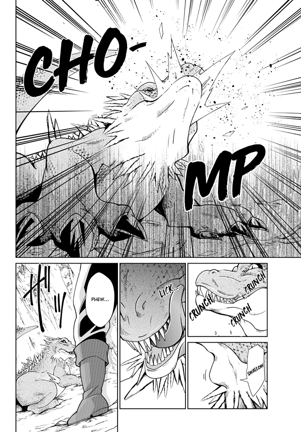 Jishou! Heibon Mazoku no Eiyuu Life: B-kyuu Mazoku nano ni Cheat Dungeon wo Tsukutteshimatta Kekka 9-โครโนเผชิญหน้ากับมังกรแห่งความตะกละ