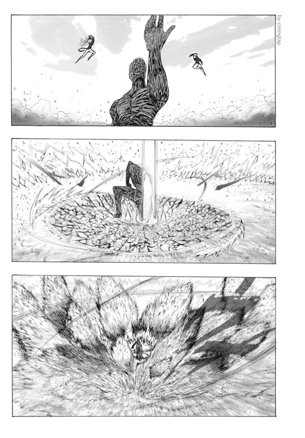 The Fight Of Gods (Fanmade One Punch Man comic) 2-2