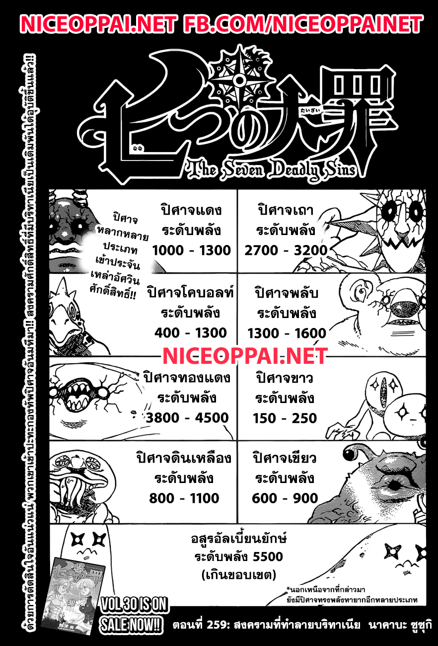 Nanatsu no Taizai 259-สงครามที่ทำลายบริทาเนีย