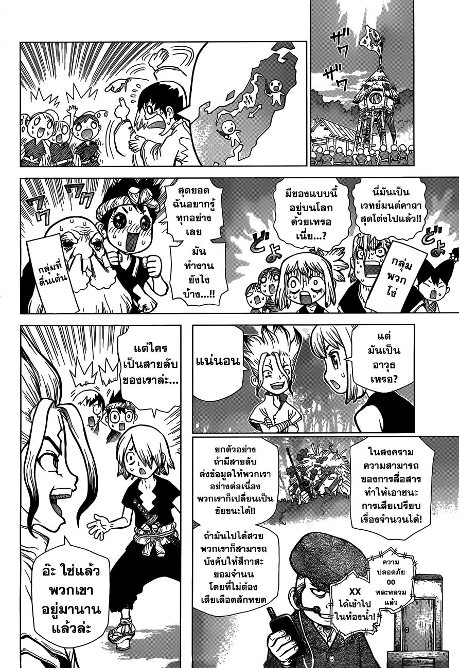 Dr.Stone 50-อาวุธที่แข็งแกร่งที่สุดของมนุษยชาติ