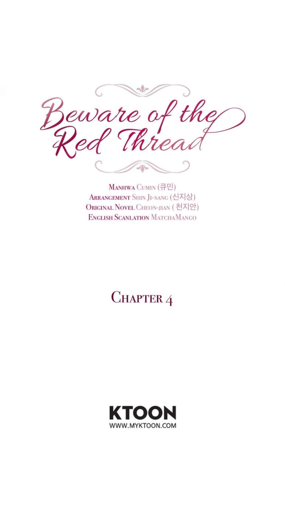 Beware of the Red Thread 4-4