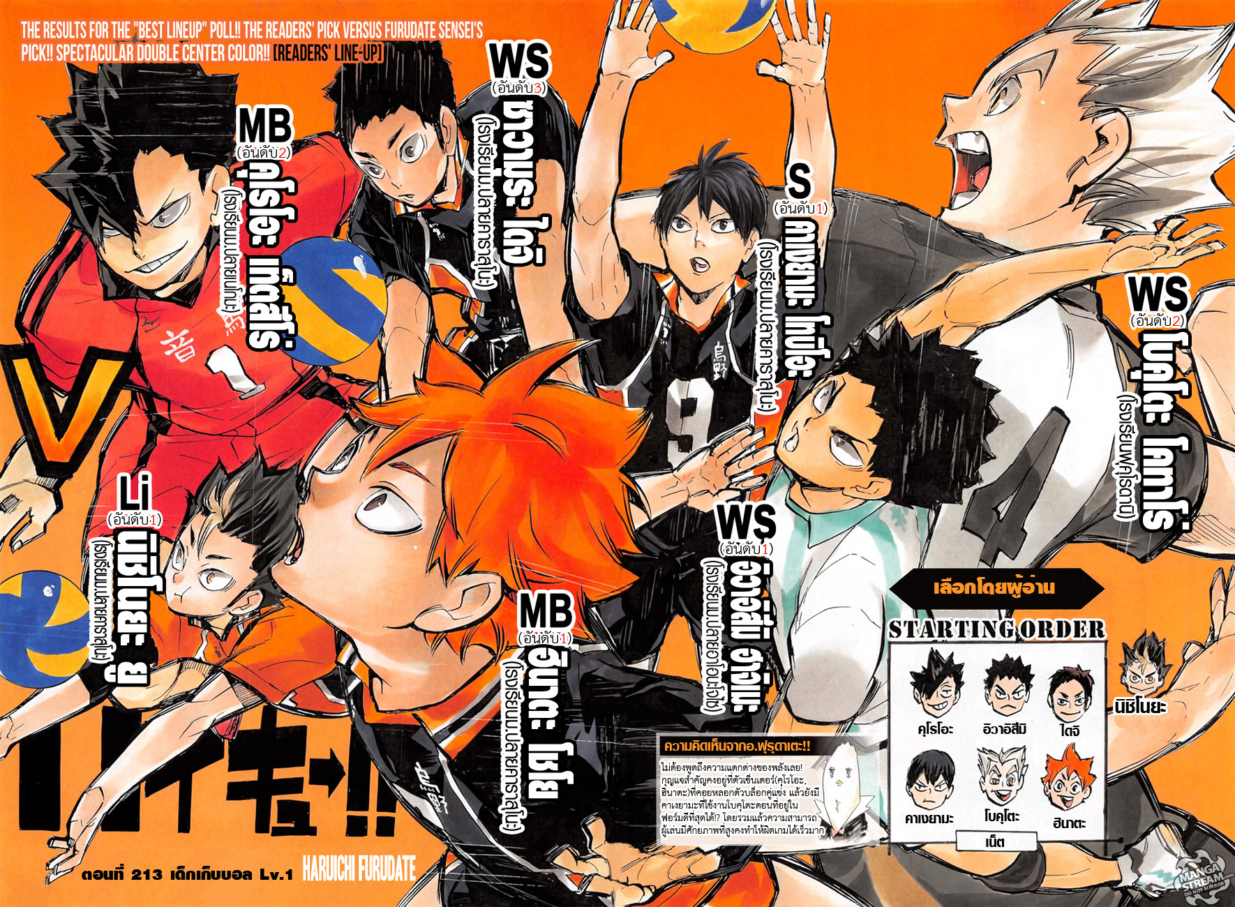 Haikyuu!! 213-เด็กเก็บบอล Lv.1
