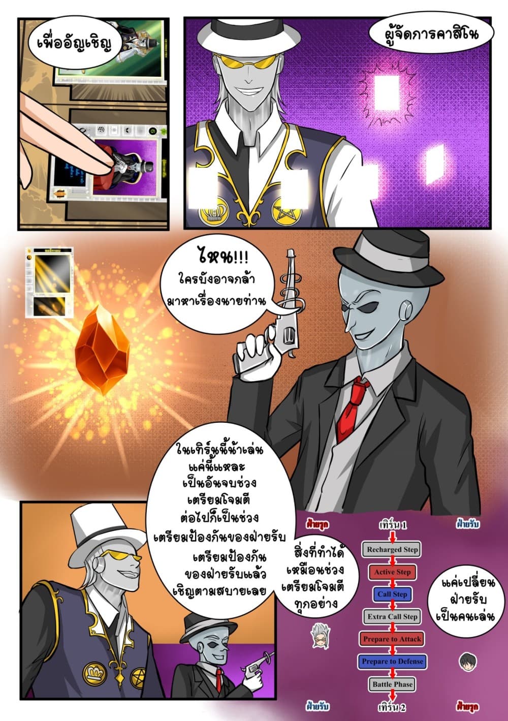 Gambit the Spirit เกมคนอัจฉริยะ 2-โครงสร้างเทิร์น