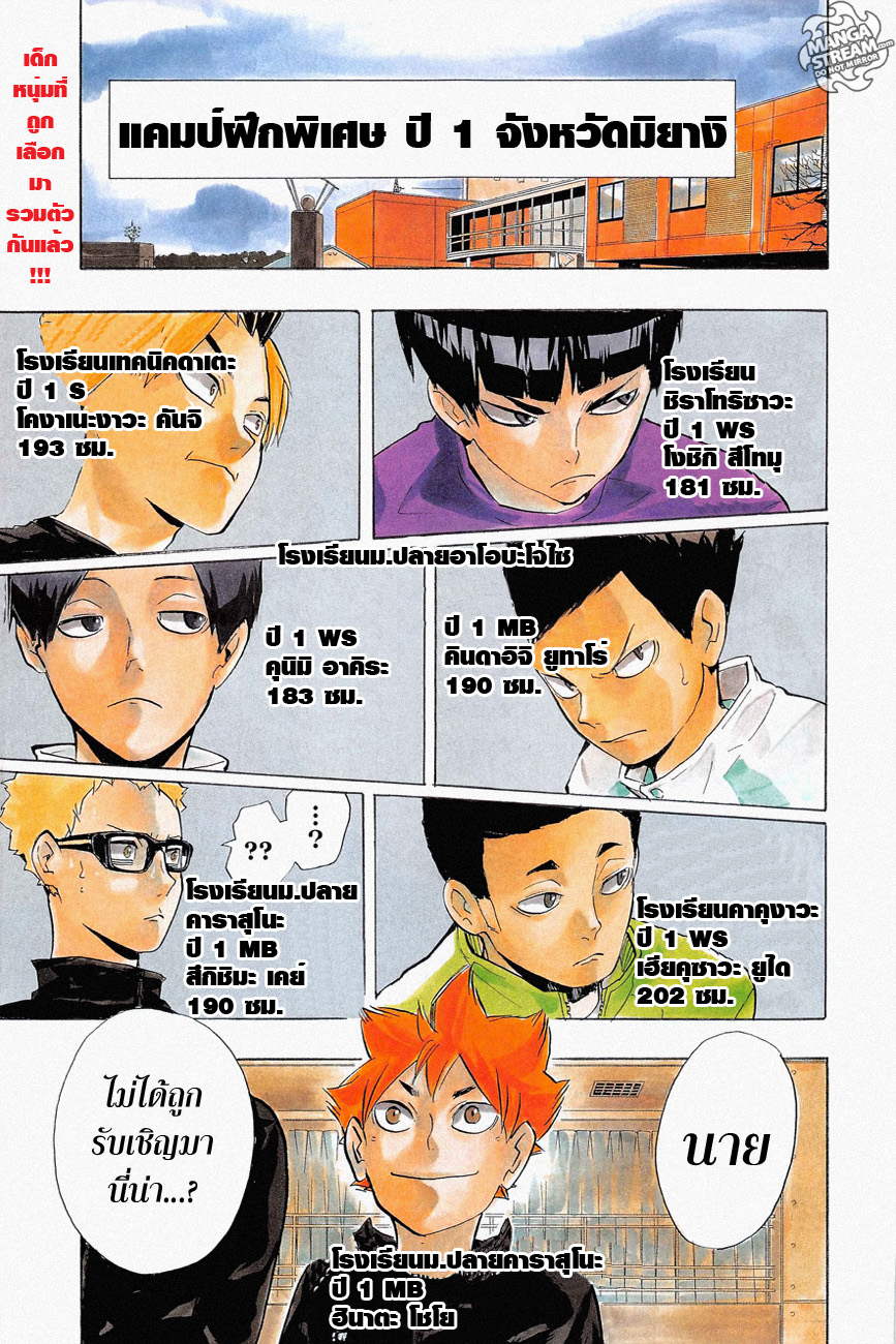 Haikyuu!! 209-แนะนำตัวเอง