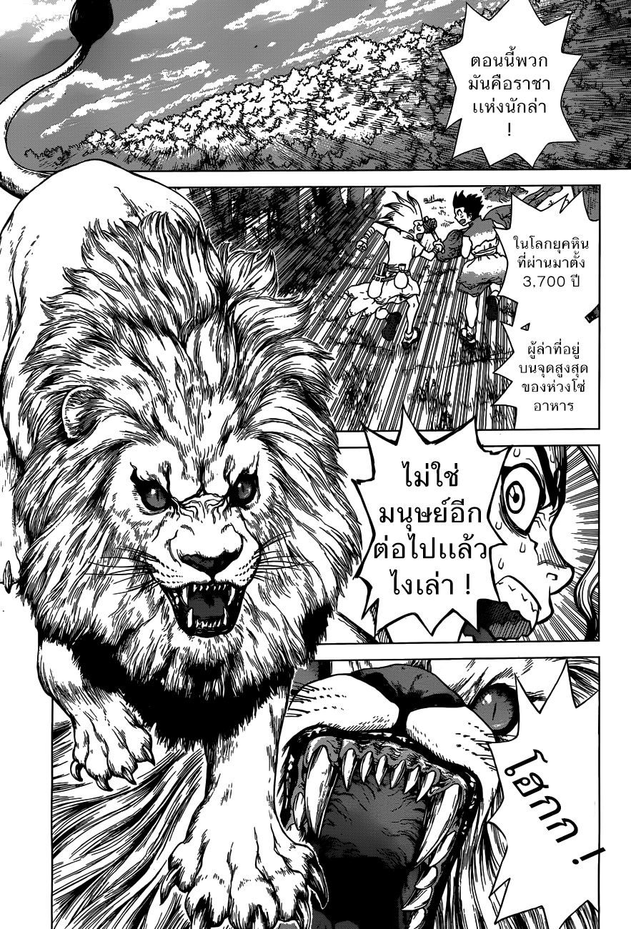Dr.Stone 3-จงกระโดดเพื่อเอาชีวิตรอด !