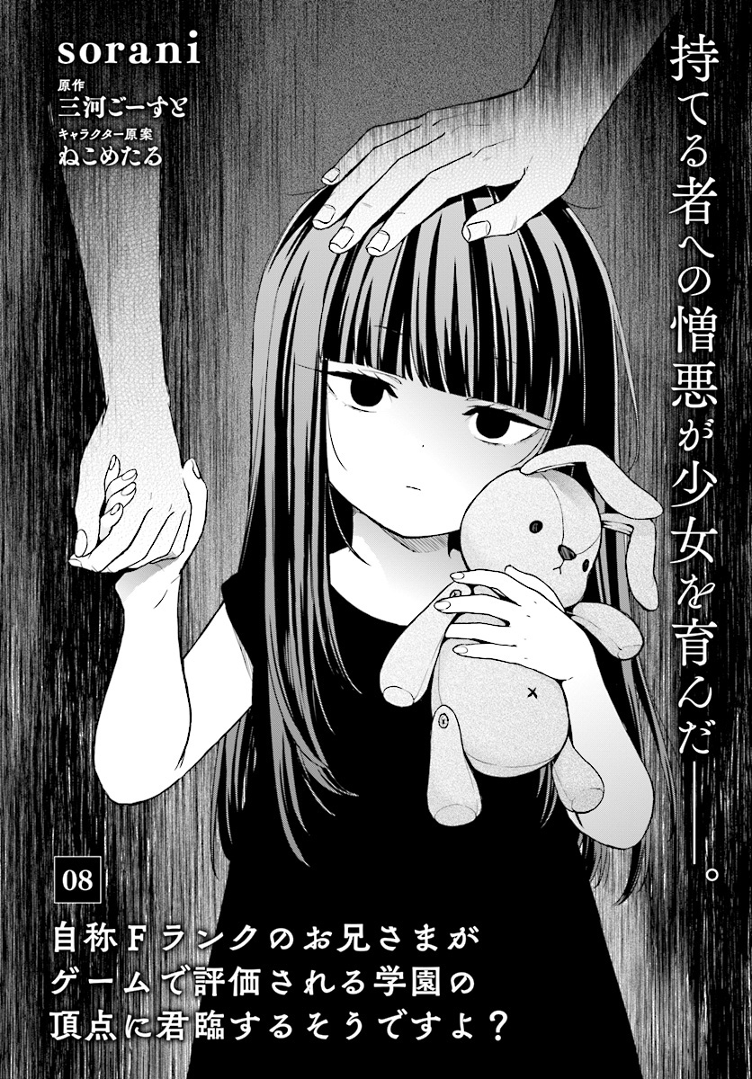 Jishou F-Rank no Oniisama ga Game de Hyouka sareru Gakuen no Chouten ni Kunrin suru Sou desu yo? 8.1-8.1