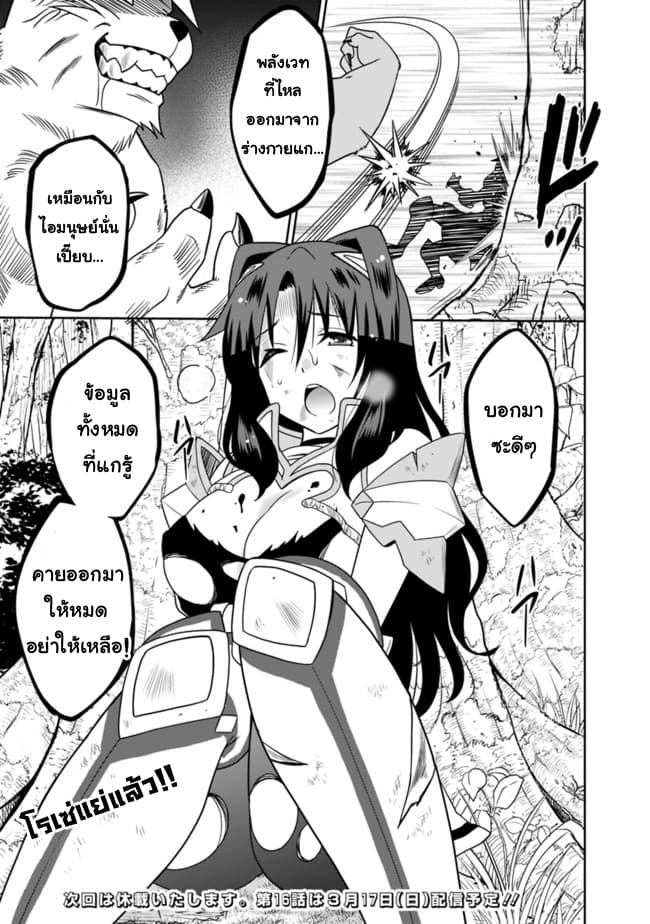 Saikyou no Shuzoku ga Ningen datta Ken เผ่ามนุษย์แกร่งสุดโลก 15-15