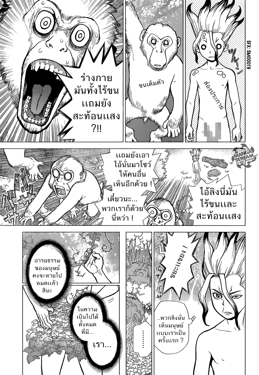 Dr.Stone 13-จุดเริ่มต้นเเห่งยุคหิน