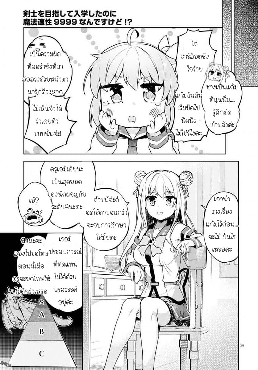 Kenshi o Mezashite Nyugaku Shitanoni Maho Tekisei 9999 Nandesukedo!? 4-อยากฝึกวิชาดาบค่ะ