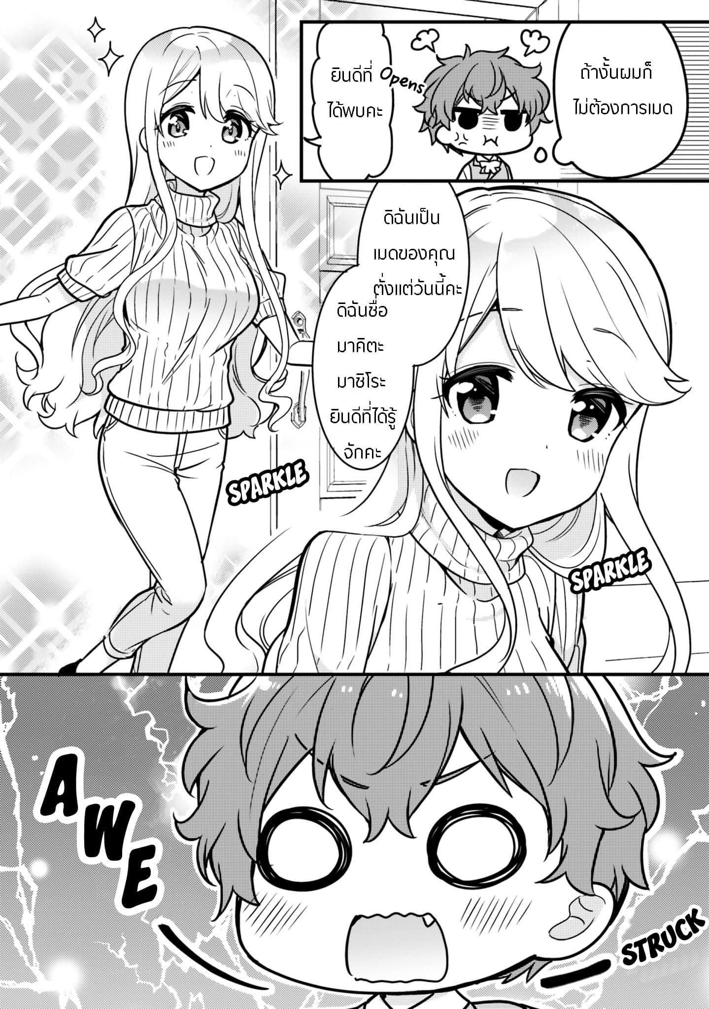 Tekito na Maid no Onee-san to Erasou de Ichizu na Botchan เมดซุ่มซ่ามกับเรื่องราว 10 ปี ของนายน้อยผู้เอาแตใจ 8-8