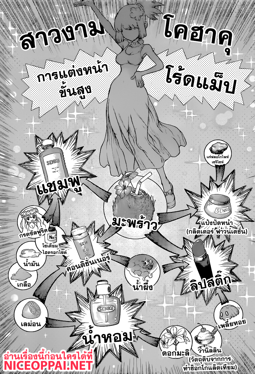 Dr.Stone 110-วิทยาศาสตร์ความงาม