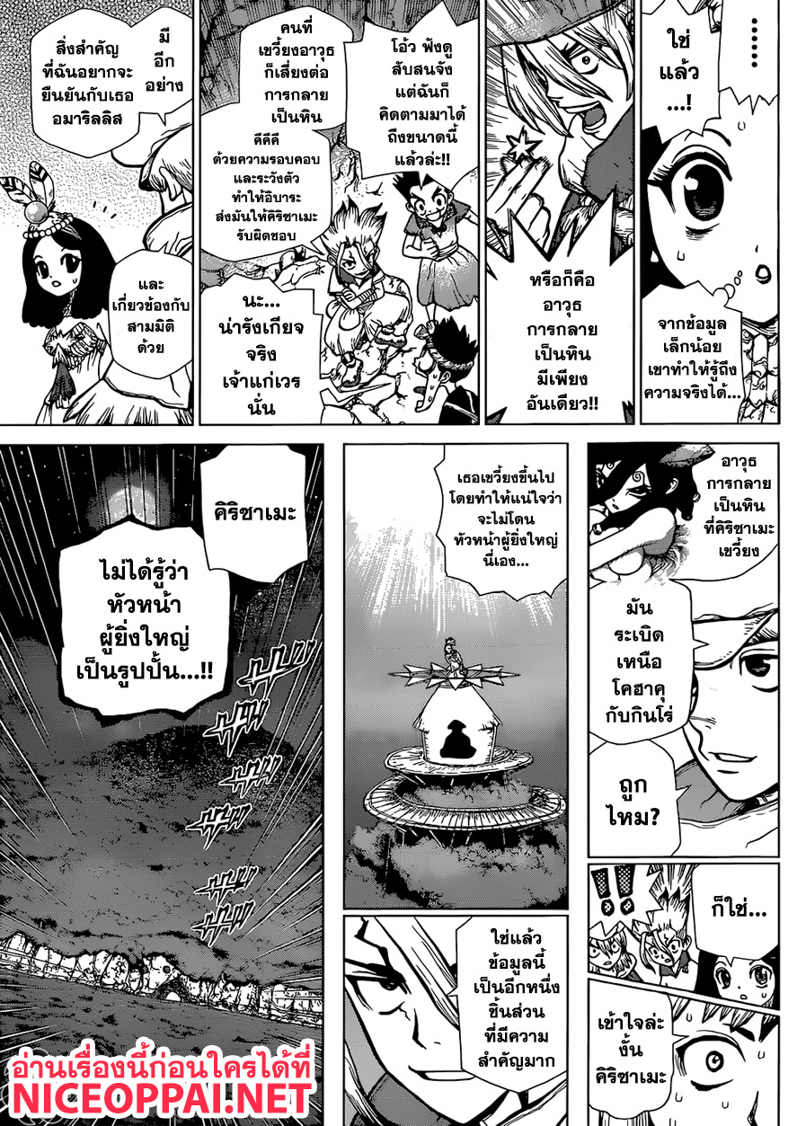 Dr.Stone 122-ศึกชิ้นส่วนพัซเซิลแห่งปัญญา