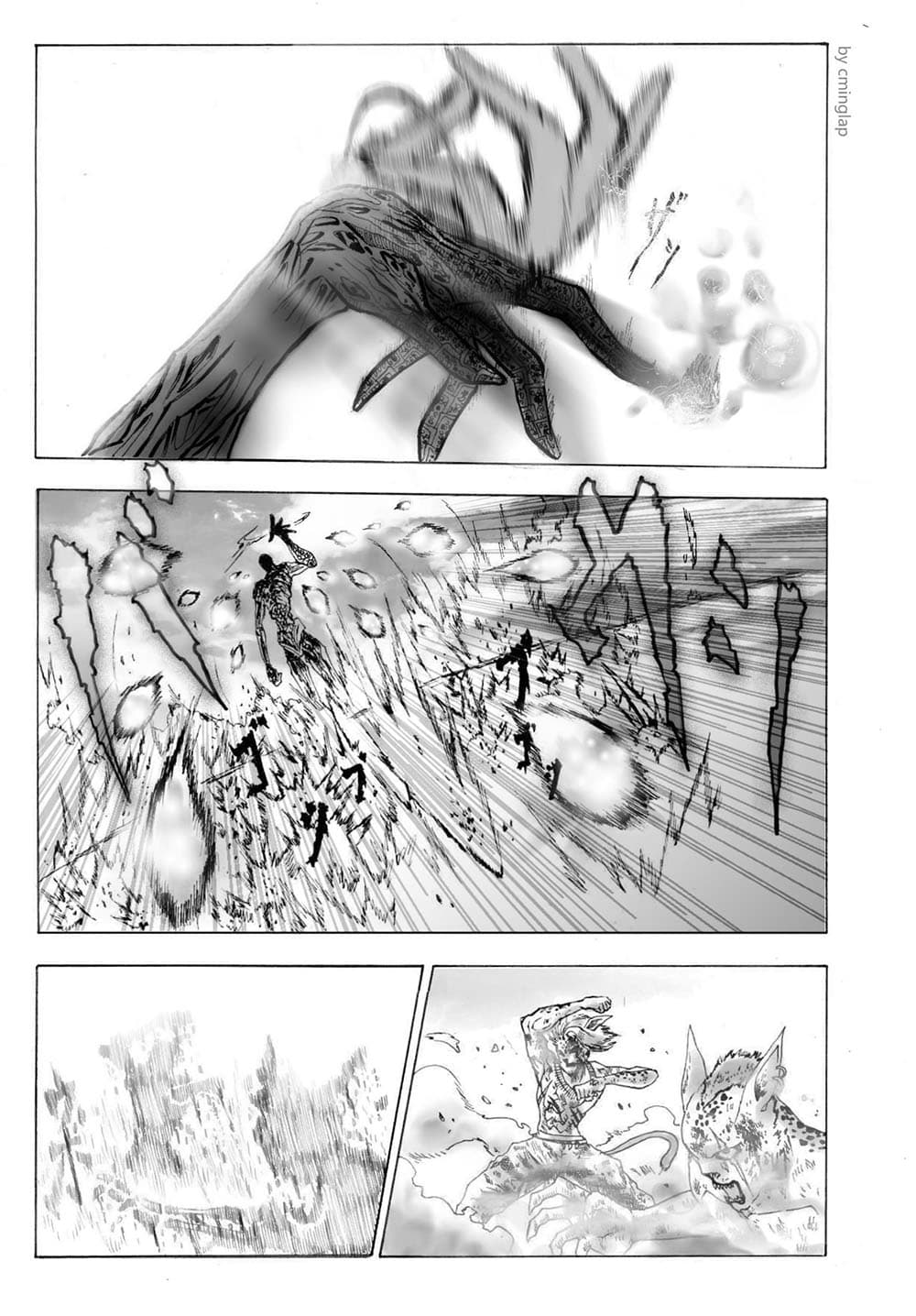 The Fight Of Gods (Fanmade One Punch Man comic) 1-1