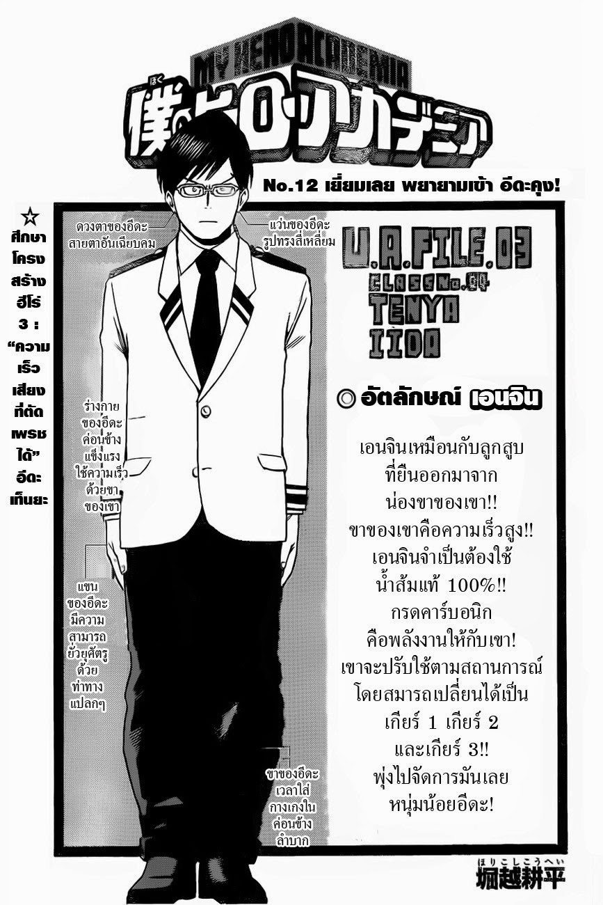 Boku no Hero Academia 12-TH-เยี่ยมเลย พยายามเข้า อีดะคุง!